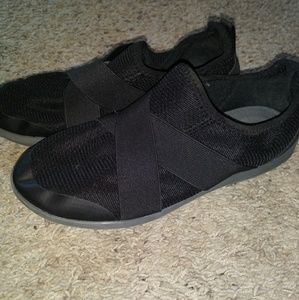 Crocs black slip on